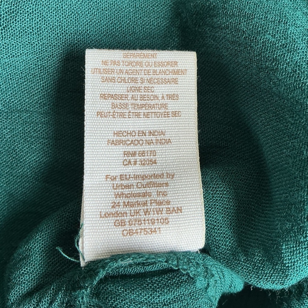 Free People Green and Blue Textured Top - Picture 15 of 15